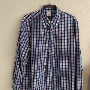 Brooks brothers Large regent shirt 16-34/35 plaid